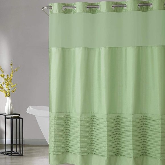 Sure Fit Bath Opera Tucks Shower Curtain With Peva Liner Sage